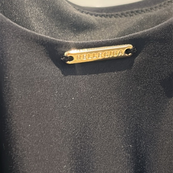 RELLECIGA Black High Cut Low Back One Piece Thong Swimsuit for Women - Picture 4 of 14